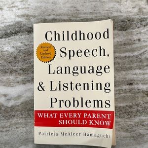 Paperback book.  Childhood speech, language & listening problems.